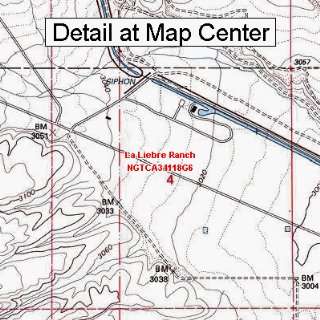  USGS Topographic Quadrangle Map   La Liebre Ranch 