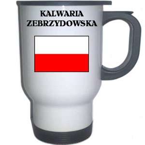  Poland   KALWARIA ZEBRZYDOWSKA White Stainless Steel Mug 