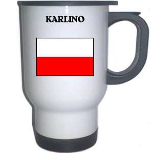  Poland   KARLINO White Stainless Steel Mug Everything 