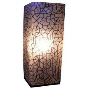  Karo Crackle Painted Fiberglass 25 High Table Lamp
