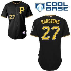  Jeff Karstens Pittsburgh Pirates Authentic Alternate Cool 