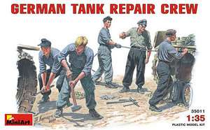 MiniArt 1/35 35011 WWII German Tank Repair Crew Army !!  