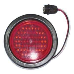   : Fasteners Unlimited 003 5524R Red LED Round Tail Light: Automotive