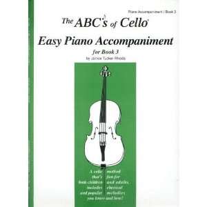  Rhoda, Janice   Book 3 Piano   The ABCs of Cello for the 
