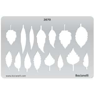   Jewelry Making Design Template Stencil   Leaf Leaves