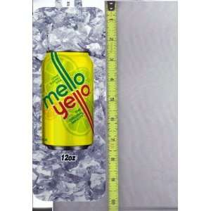   Mellow Yellow CAN Soda Machine Flavor Strip, Label Card, Not a Sticker