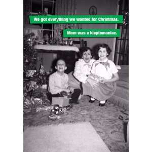 Mom was a Kleptomaniac   Boxed Holiday Christmas Greeting Cards   Set 