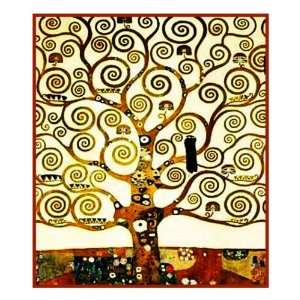  Art Nouveau Artist Gustav Klimts Tree of Life Detail 