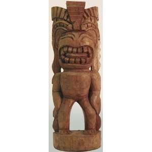 Hawaiian Hand Carved Tiki Kuka 20 inch