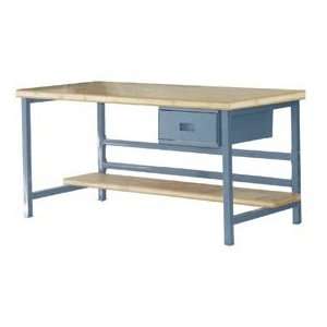  Stationary 72 X 36 Shop Top Workbench   Blue: Home 
