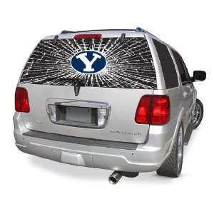   Young Cougars Shattered Auto Rear Window Decal: Sports & Outdoors