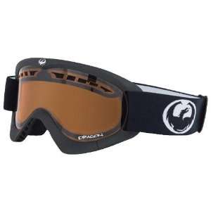  Dragon DXS 08 Snowboard Goggles   Coal Frame / Amber Lens 