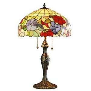  Rose Pattern Tiffany Style Table Lamp LP09982: Home 