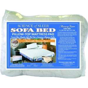    Memory Foam Sofa Bed Pillow Top Mattress Pad Full: Home & Kitchen