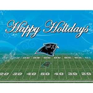  Carolina Panthers NFL 2 PK Christmas Cards Sports 