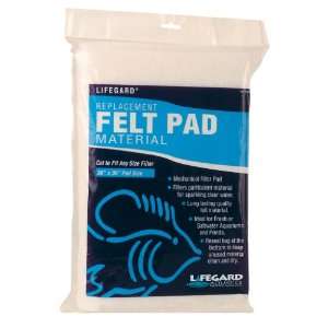   Lifegard Aquatics Bonded Filter Media 30 X 36 Felt Pad: Pet Supplies