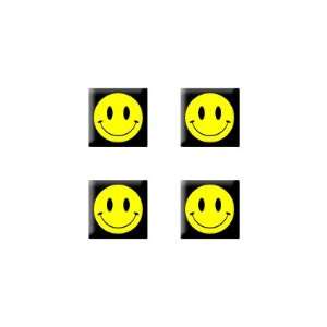  Smile Smiley Face   Set of 4 Badge Stickers Electronics