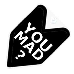  JDM You U Mad Car Decal Badge: Automotive