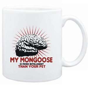 Mug White  My Mongoose is more intelligent than your pet  Animals 