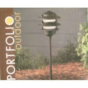    Portfolio Black Low voltage Path Light Patio, Lawn & Garden