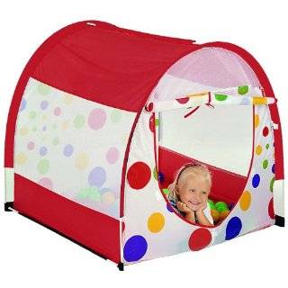 eWonderWorld Cute and Fun Polka Dot Play Ball Tent House w/ Tote