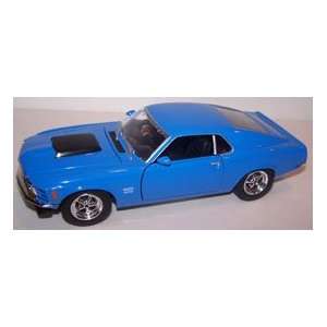   Scale Diecast 1970 Ford Mustang Boss 429 in Color Blue Toys & Games