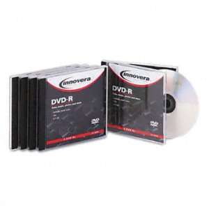  Innovera® DVD R Recordable Disc DISC,DVD R,16X,4.7GB,5PK 