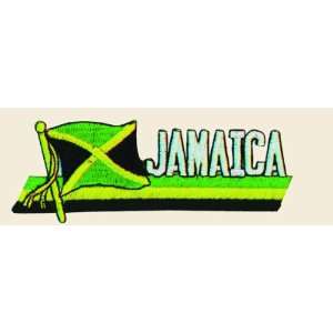  Jamaica Logo Embroidered Iron on or Sew on Patch Office 