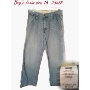  Levis Boys Jeans Size 16 28x28 