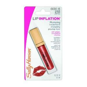  Sally Hansen Lip Inflation, Sheer Blush, 0.2 Ounce: Beauty