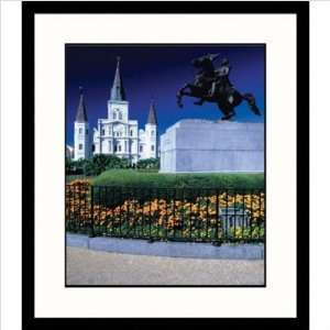  Andrew Jackson Statue, New Orleans Framed Photograph 
