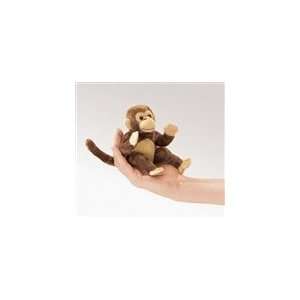    Stuffed Monkey Finger Puppet By Folkmanis Puppets
