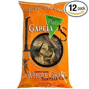 Garcia Whole Grain with Flax Tortilla Chips, Salted, 10 Ounces 