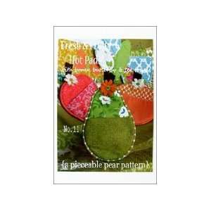  A Pieceable Pear Fresh & Fruity Hot Pads Pattern