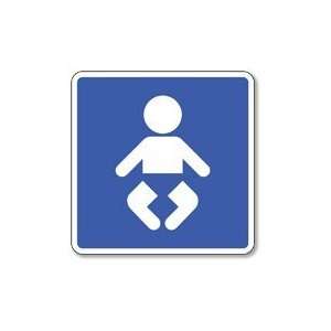    Nursery or Childrens Room Symbol Sign   8x8