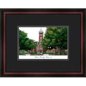   University Tigers Framed & Matted Campus Picture