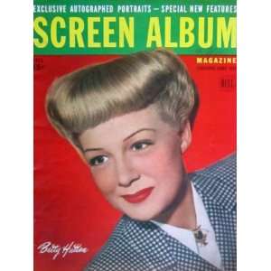  BETTY HUTTON Screen Album magazine Fall 1947 Screen Album Books