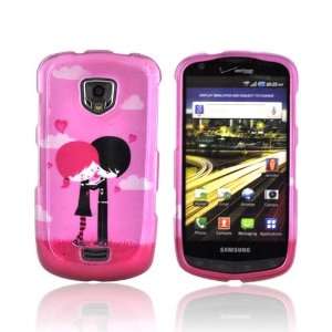  Pink Emo Love Hard Plastic Case Cover For Samsung Droid 