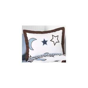  Starry Night Stars and Moons Pillow Sham