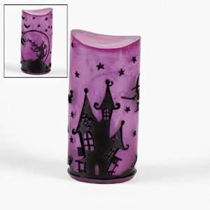  Halloween LED Pillar   Party Decorations & Lamps, Candles 