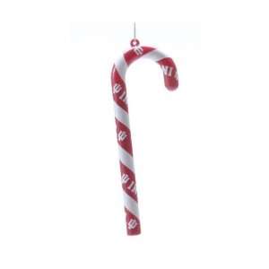  Indiana Hoosiers Candy Cane Ornament Box Set  6 pack 