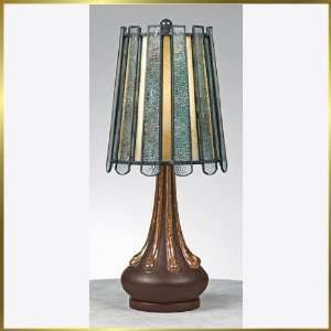  Tiffany Table Lamp, QZTF6970M, 1 light, Antique Bronze, 10 