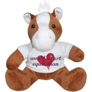 Worlds Best Equestrian: Custom Plush Pony: Toys & Games