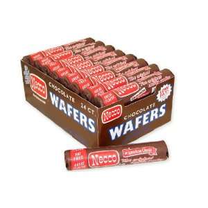 Necco Wafers   Chocolate, Rolls, 24 count  Grocery 