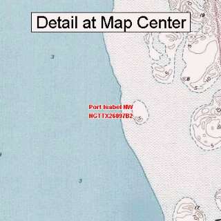   Map   Port Isabel NW, Texas (Folded/Waterproof)