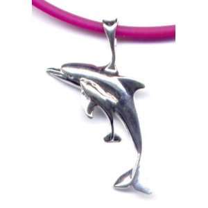   Dolphins Necklace Sterling Silver Jewelry Gift Boxed: Kitchen & Dining