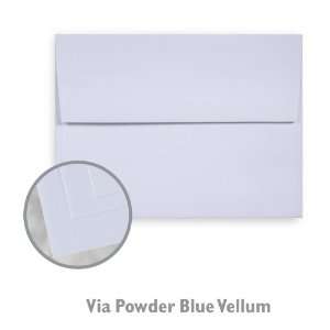  Via Vellum Powder Blue Envelope   250/Box