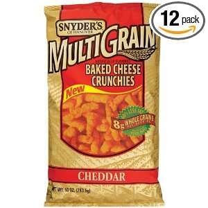   MultiGrain Baked Cheese Crunchies, 10 Ounce Packages (Pack of 12
