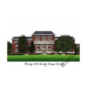  Mississippi State University Lithograph