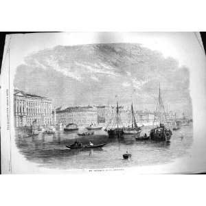   1861 UNIVERSITY ST. PETERSBURG SHIPS BUILDINGS